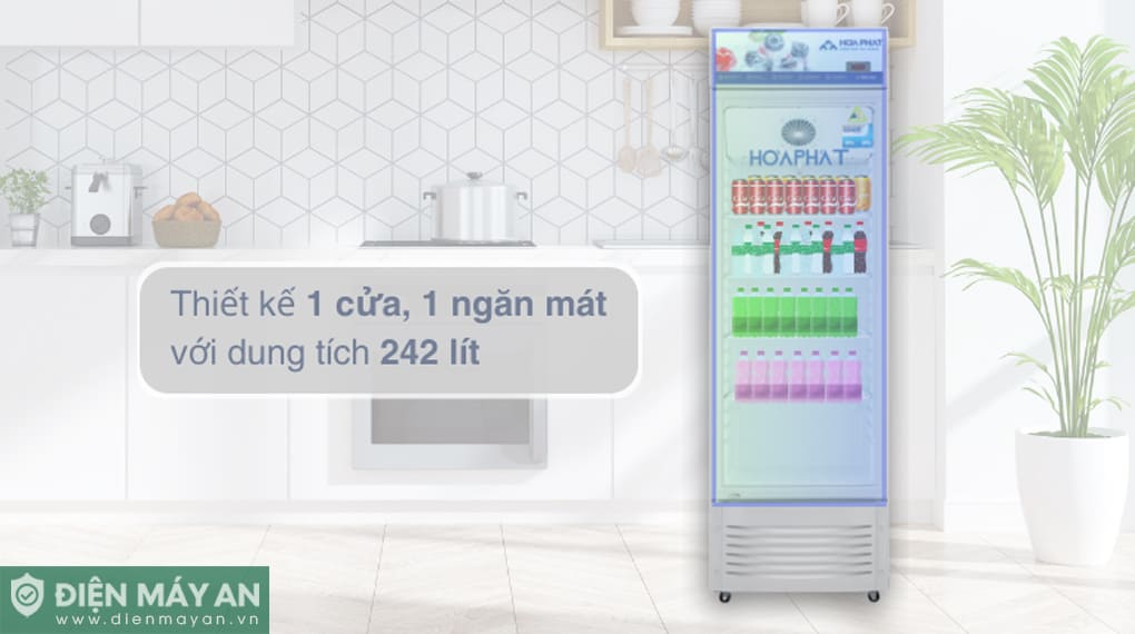 Tủ mát Hoà Phát 242 lít HSR D6242